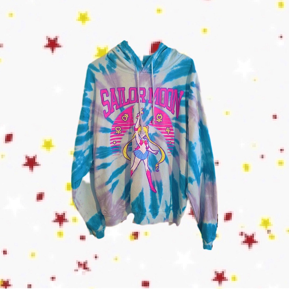 A official sailor moon vibrant hoodie